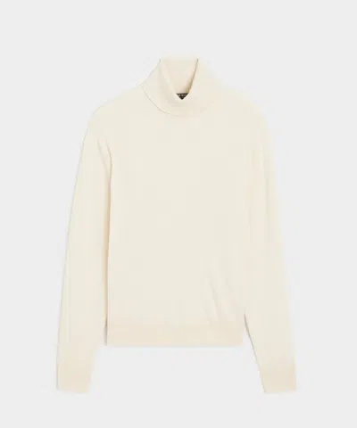 Todd Snyder Cashmere Turtleneck In White
