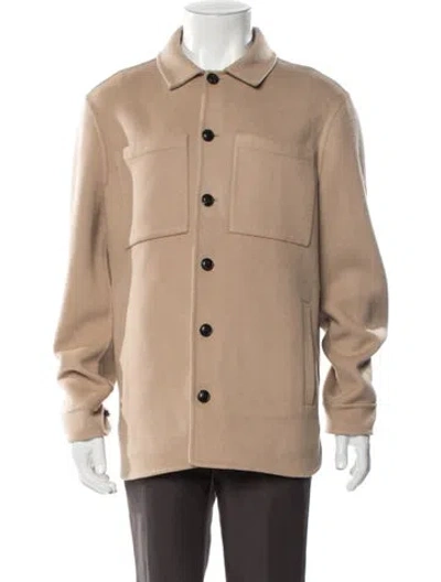 Pre-owned Todd Snyder Cashmere Utility Jacket In Neutral