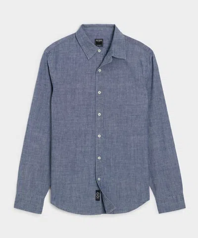 Todd Snyder Chambray Sport Shirt In Medium Indigo In Blue