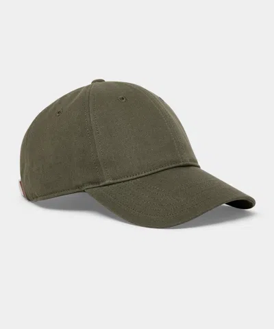 Todd Snyder Chino Dad Cap In Oakmoss