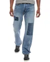 Todd Snyder Classic Distressed Wash Straight Fit Jean In Blue