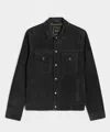 Todd Snyder Classic Fit Italian Suede Dylan Jacket In Black
