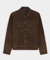 Todd Snyder Classic Fit Italian Suede Dylan Jacket In Brown