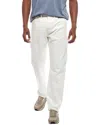 Todd Snyder Classic White Wash Straight Fit Jean In White