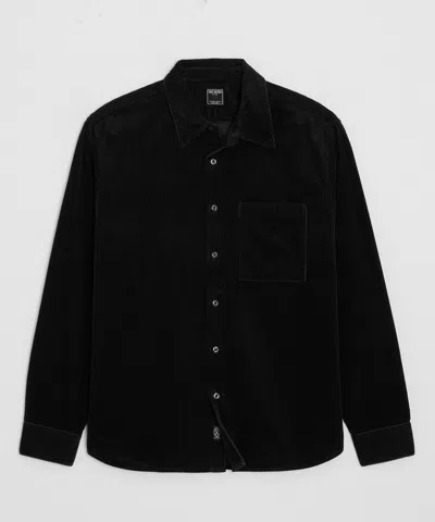 Todd Snyder Corduroy Big Shirt In Black