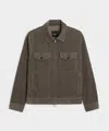 Todd Snyder Corduroy Station Jacket In Dark Grey In Gray