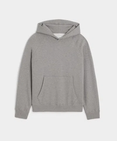 Todd Snyder Cotton-camelhair Fleece Hoodie In Grey Heather In Gray