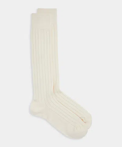 Todd Snyder Cotton Dress Sock In Bisque In Neutral