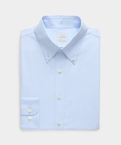 Todd Snyder Cotton Twill Button-down Dress Shirt In Blue