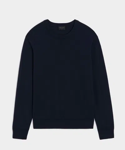 Todd Snyder Cotton-cashmere Crewneck Sweater In Navy In Blue