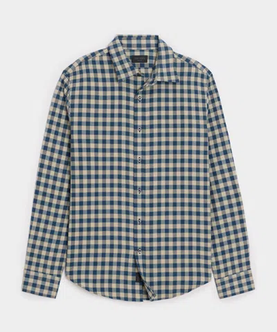 Todd Snyder Cotton-cashmere Sport Shirt In Blue