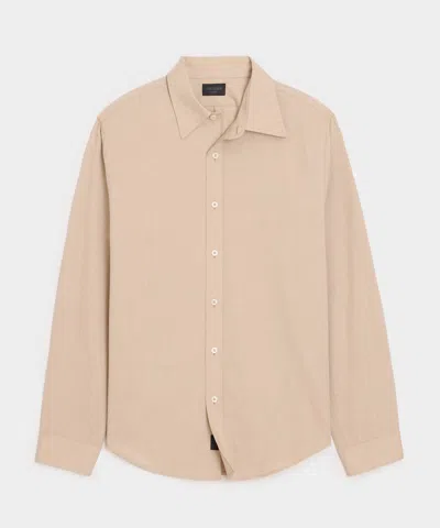 Todd Snyder Cotton-cashmere Sport Shirt In Cream In Pink