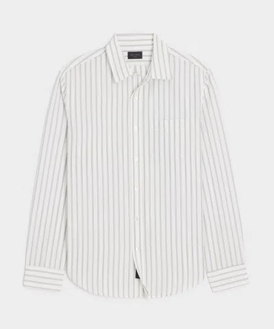 Todd Snyder Cotton-linen Sport Shirt In White