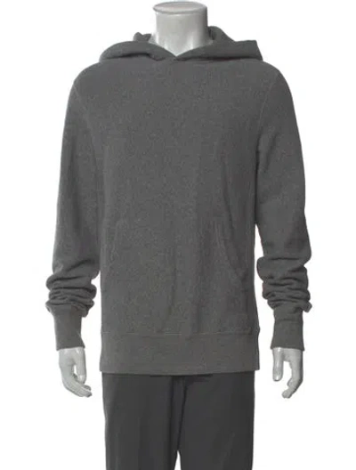 Pre-owned Todd Snyder Crew Neck Long Sleeve Hoodie In Gray