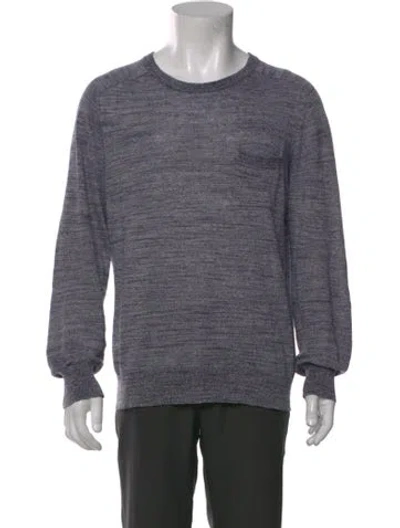 Pre-owned Todd Snyder Crew Neck Long Sleeve Pullover In Gray