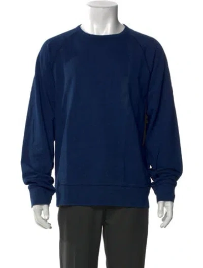 Pre-owned Todd Snyder Crew Neck Long Sleeve Sweatshirt In Blue