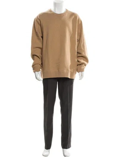 Pre-owned Todd Snyder Crew Neck Long Sleeve Sweatshirt W/ Tags In Brown