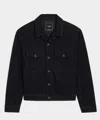 Todd Snyder Cropped Denim Eisenhower Jacket In Blue