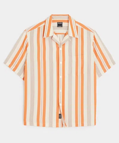 Todd Snyder Cropped Rayon Capri Shirt In Multi