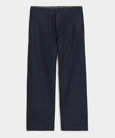 Todd Snyder Denim Big Pant In Blue