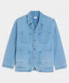 Todd Snyder Denim Engineer Coat In Purple