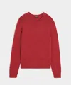 Todd Snyder Donegal Crewneck Sweater In Cranberry In Red