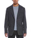 Todd Snyder Donegal Herringbone Wool-blend Jacket In Gray