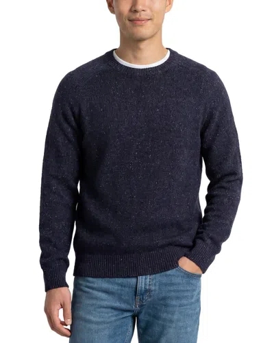 Todd Snyder Donegal Wool-blend Crewneck Sweater In Blue