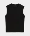 Todd Snyder Fisherman Ribbed Muscle Tank In Black