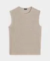 Todd Snyder Fisherman Ribbed Muscle Tank In Burgundy