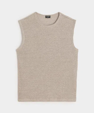 Todd Snyder Fisherman Ribbed Muscle Tank In Burgundy