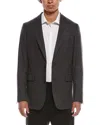 Todd Snyder Flannel Sutton Wool Jacket In Gray