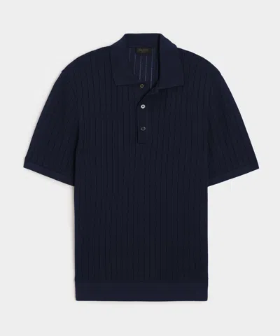 Todd Snyder Hemingway Polo In Original Navy In Blue