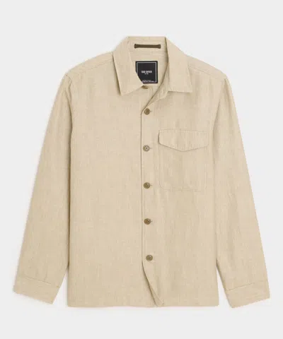 Todd Snyder Hemp-cotton Overshirt In Brown