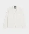 Todd Snyder Herringbone Knit Overshirt In Bisque In Neutral