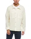 Todd Snyder Herringbone Knit Wool-blend Shirt In White