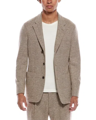 TODD SNYDER TODD SNYDER HERRINGBONE MADISON WOOL-BLEND JACKET