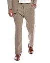 Todd Snyder Herringbone Madison Wool-blend Trouser In Brown