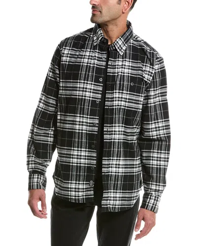 Todd Snyder Glen Plaid Shirt In Black