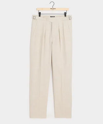 Todd Snyder Irish Linen Gurkha Trouser In Brown