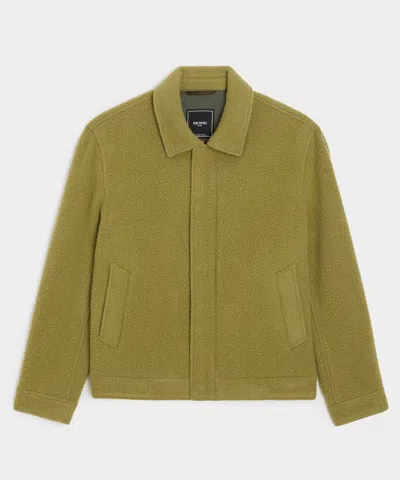 Todd Snyder Italian Casentino Aviator Jacket In Citron In Green