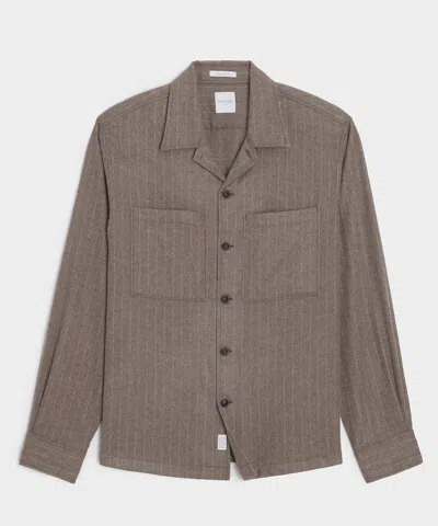 Todd Snyder Italian Cashmere Overshirt In Umber In Brown