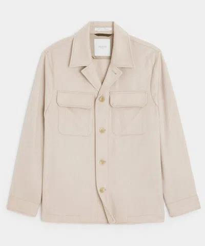 Todd Snyder Italian Cashmere Shirt Jacket In Brown