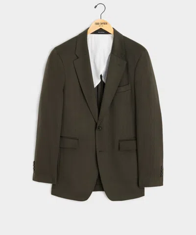 Todd Snyder Italian Cashmere Sutton Jacket In Snyder Olive In Green
