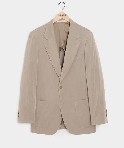Todd Snyder Italian Cavalry Twill Madison Jacket In Tan In Neutral