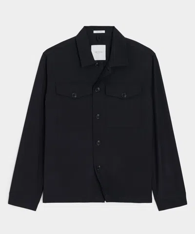Todd Snyder Italian Cavalry Twill Utility Shirt In Navy In Blue