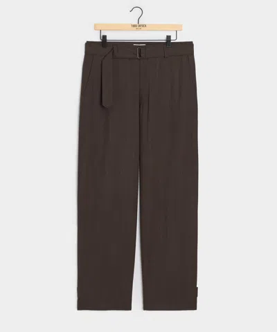 Todd Snyder Italian Cavalry Twill Utility Trouser In Brown