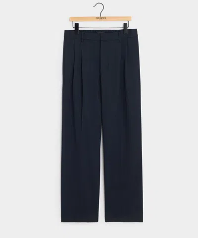 Todd Snyder Italian Cotton Officer Trouser In Navy In Blue