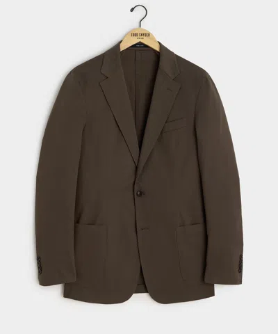 Todd Snyder Italian Cotton Sport Coat In Brown