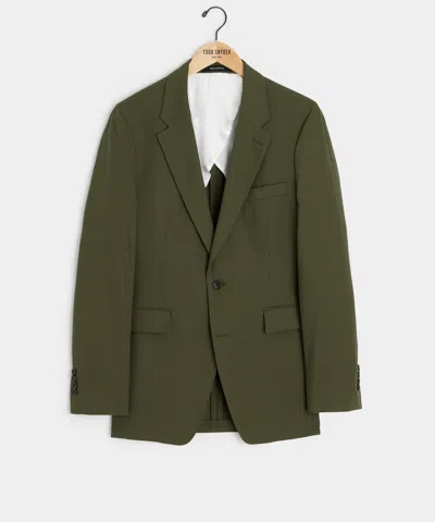 Todd Snyder Italian Cotton Sutton Jacket In Olive In Green